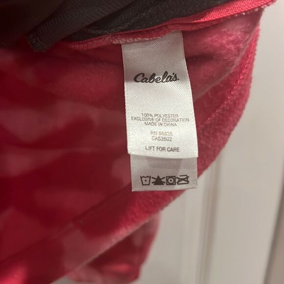 Cabela’s little girl youth XS 4/5 pink warm fleece Camo camouflage  jacket - Picture 15 of 15